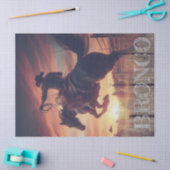 カウボーイウエスタンブロンコホース 薄葉紙 (クラフト)