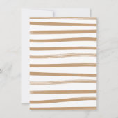 カウボーイウエスタンボーイクロセスライン誕生日パーティー 招待状 (裏面)