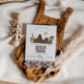 カウボーイウエスタンボーイベビーシャワー招待状 招待状