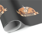 カウボーイウエスタンライダーブルライディング8秒 ラッピングペーパー (ロールコーナー)