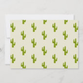 カウボーイウエスタンロデオ男の赤ちゃんフォト1st誕生日 招待状 (裏面)