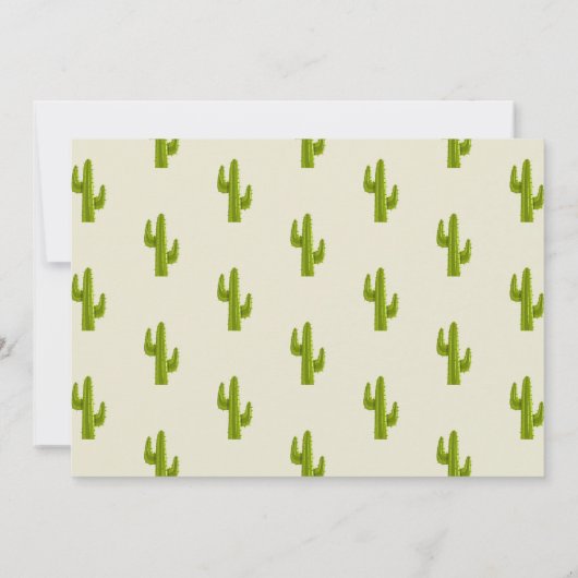 カウボーイウエスタンロデオ男の赤ちゃんフォト1st誕生日 招待状 (裏面)