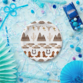 カウボーイウエスタンワイルドウェスト西パーティー ペーパープレート (パーティー)