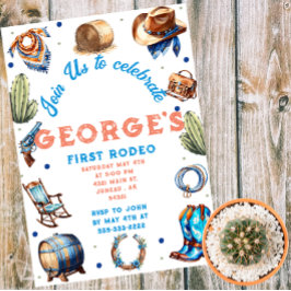 カウボーイウエスタンワイルドウェスト誕生日 招待状