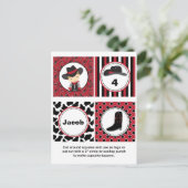 カウボーイカップケーキトッパー ポストカード (スタンド正面)