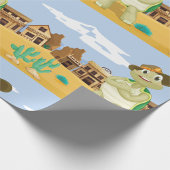 カウボーイカメ ラッピングペーパー