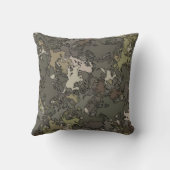 カウボーイカモフラージパターン クッション (裏面)