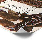 カウボーイカラフルブーツ1950s ポスター (角)