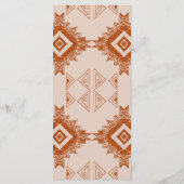 カウボーイカントリーウエスタンデザートテラコッタ結婚ズ メニュー (裏面)