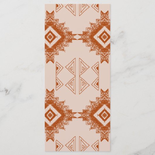 カウボーイカントリーウエスタンデザートテラコッタ結婚ズ メニュー (裏面)