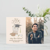 カウボーイカントリー写真卒業発表 招待状 (スタンド正面)