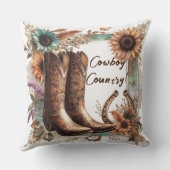 カウボーイカントリー素朴装飾用クッション クッション (裏面)