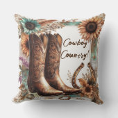 カウボーイカントリー素朴装飾用クッション クッション (正面)