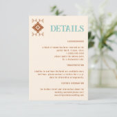 カウボーイカントリー西結婚の詳細エンクロージャカード エンクロージャーカード (スタンド正面)