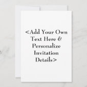 カウボーイガーデン（AZソノラン砂漠）招待状 招待状 (裏面)