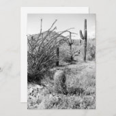 カウボーイガーデン（AZソノラン砂漠）招待状 招待状 (正面/裏面)