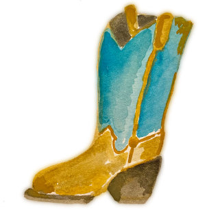 カウボーイガールノートカード ノートカード