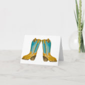 カウボーイガールノートカード ノートカード (正面)