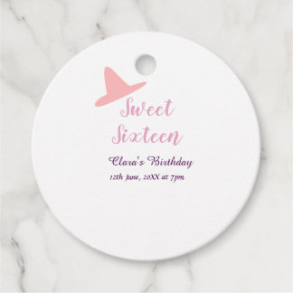 カウボーイガール 16歳の誕生日 ピンク 紫 名前入り フェイバータグ
