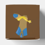 カウボーイキッズカスタムズボーイズロデオバースデーパーティー フェイバーボックス (上部)