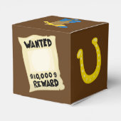 カウボーイキッズカスタムズボーイズロデオバースデーパーティー フェイバーボックス (裏面サイド)