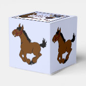 カウボーイキッドの誕生日パーティーのお願いボックス フェイバーボックス (裏面サイド)