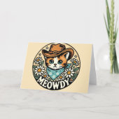 カウボーイキティ猫 カード (正面)