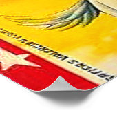 カウボーイキャットメキシカンサーカスヴィンテージポスターアート ポスター (角)