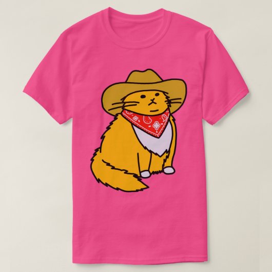カウボーイキャット Tシャツ (デザイン正面)