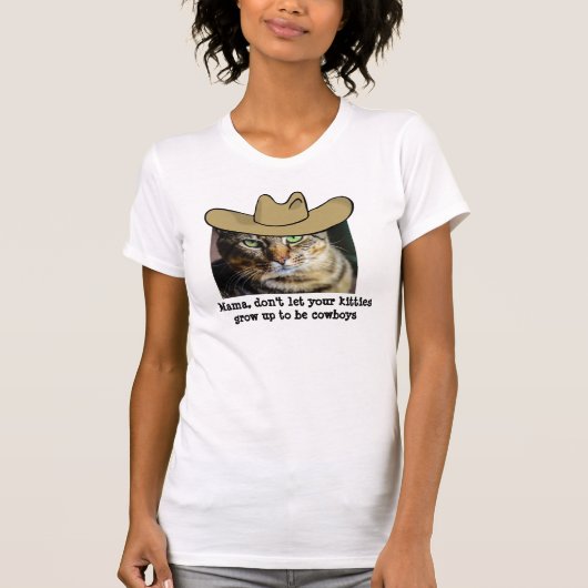 カウボーイキャットTシャツ Tシャツ (正面)