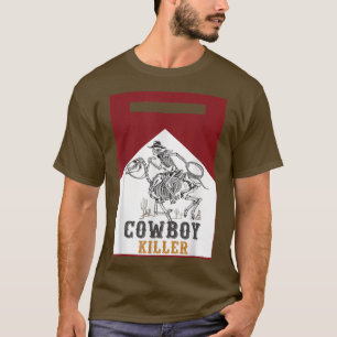 カウボーイキラーヴィンテージスタイルカウボーイスケルトン Tシャツ
