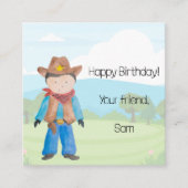 カウボーイギフトカード格納装置 エンクロージャーカード (正面)