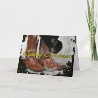 カウボーイクリスマスカード シーズンカード