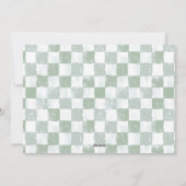 カウボーイクリスマスファミリー写真西クリスマス シーズンカード (裏面)