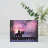 カウボーイクリスマスポストカード シーズンポストカード (スタンド正面)