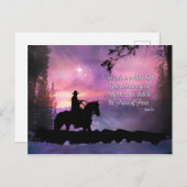 カウボーイクリスマスポストカード シーズンポストカード (正面/裏面)