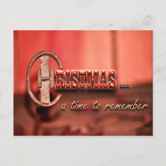 カウボーイクリスマスポストカード シーズンポストカード (正面)