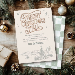 カウボーイクリスマス西メリークリスマスすべて シーズンカード