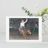 カウボーイクリスマス シーズンカード (スタンド正面)