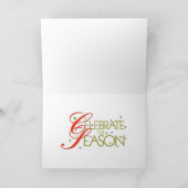 カウボーイクリスマス シーズンカード (内部)