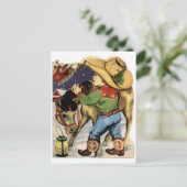 カウボーイクリスマス シーズンポストカード (スタンド正面)