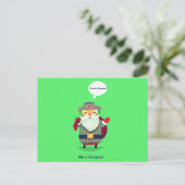 カウボーイクリスマス ポストカード (スタンド正面)