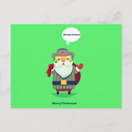 カウボーイクリスマス ポストカード