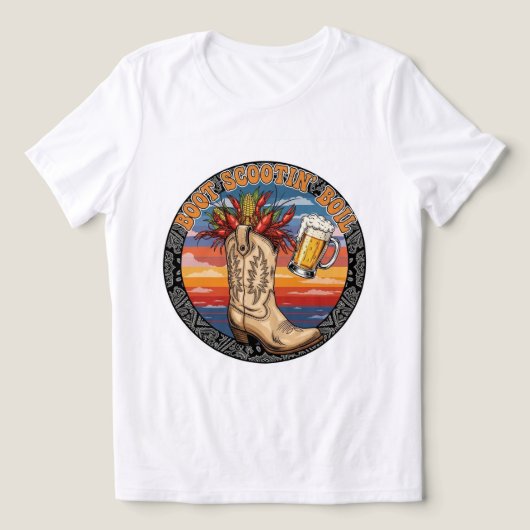 カウボーイクロフィッシュTシャツ!🤠👑 トライブレンドTシャツ (デザイン正面)