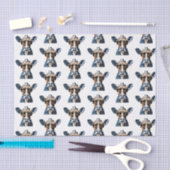 カウボーイクールカウウエスタンユーモアデザイン 薄葉紙 (クラフト)