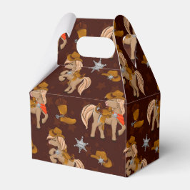 カウボーイクールー保安官馬がタイル張り フェイバーボックス