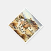 カウボーイクール愛好家ウェスタンパーティー スタンダードカクテルナプキン (角)