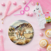 カウボーイクール愛好家ウェスタンパーティー ペーパープレート (パーティー)