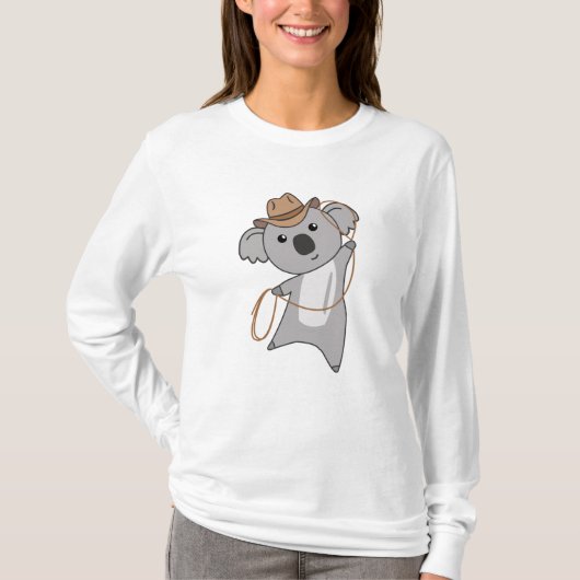カウボーイコアラコアラスコアラベアウエスタンオーストラリア Tシャツ (正面)