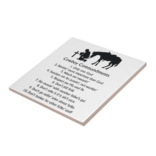 カウボーイコマンド タイル (側面)